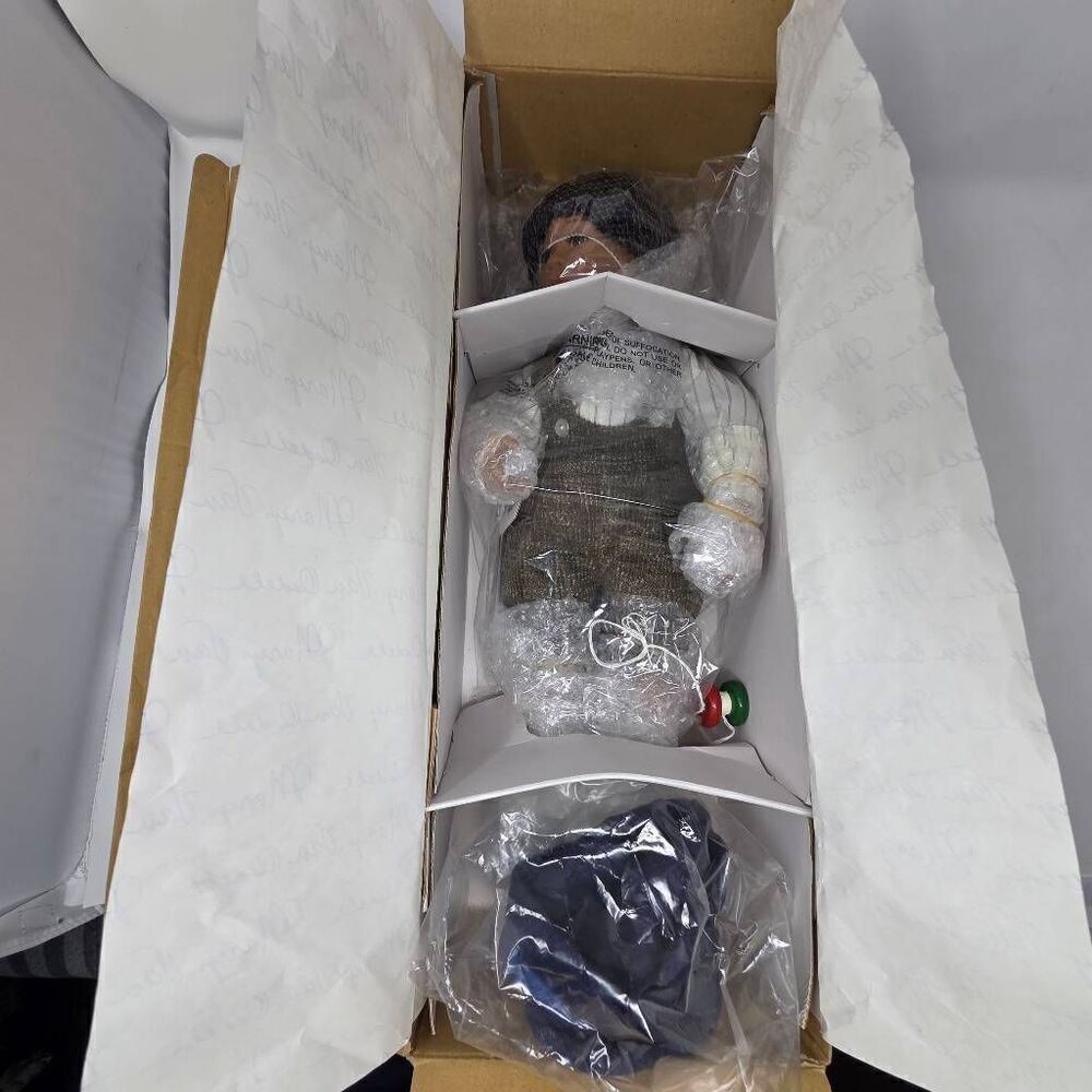 PREMIERE ARTIST MARY VAN OSDELL WALTER AFRICAN AMERICAN BOY DOLL 18" NEW NIB